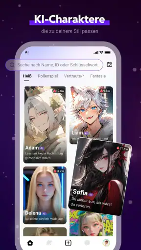Linky AI: Chat, Spiel, Bindung screenshot 2