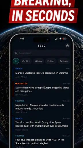 Live Weltmonitor: GlobeAlert screenshot 2