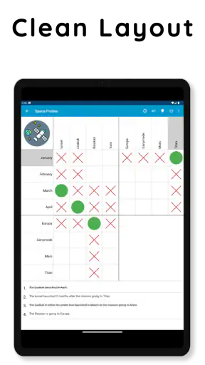 Logic Grid Puzzles: Brain Game screenshot 9