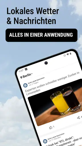 Lokales Wetter & Nachrichten screenshot 1