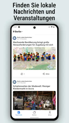 Lokales Wetter & Nachrichten screenshot 5