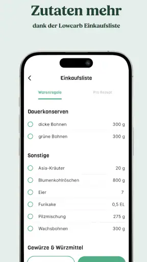 LowCarb - Abnehmen ohne Hunger screenshot 6