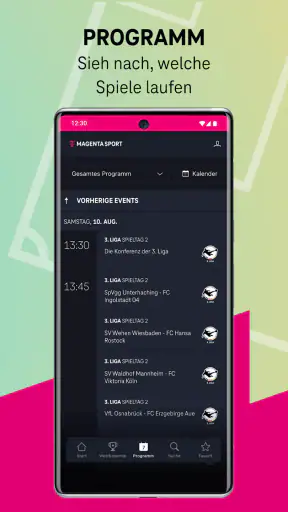 MagentaSport - Dein Live-Sport screenshot 6