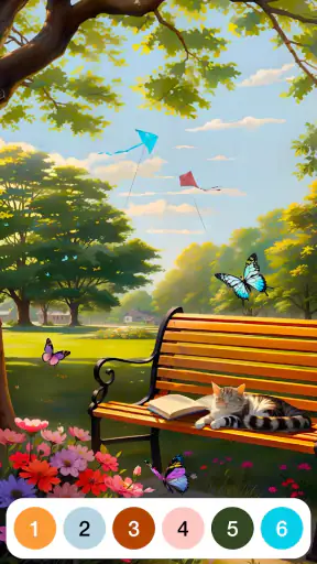 Malen mit Zahlen Färbung Spiel screenshot 5