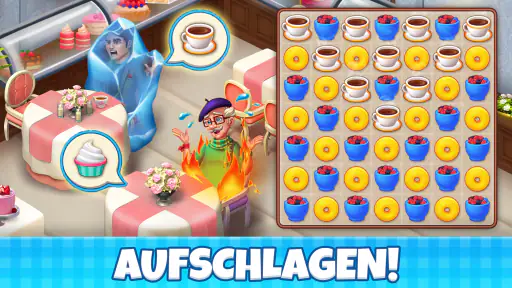 Manor Cafe: 3-Gewinnt-Spiele screenshot 12