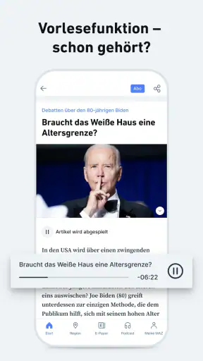 MAZ - Nachrichten und Podcast screenshot 7