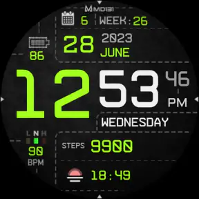MD131 - Digital watch face screenshot 12
