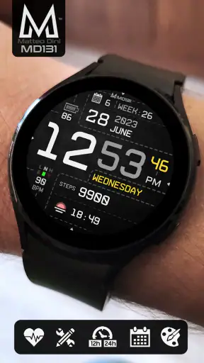 MD131 - Digital watch face screenshot 8