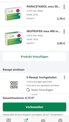 mea® - meineapotheke.de screenshot 3