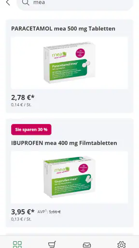 mea® - meineapotheke.de screenshot 5