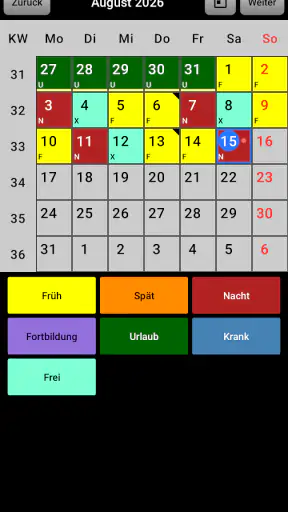 Mein Dienstplan screenshot 5