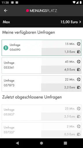 Meinungsplatz screenshot 2