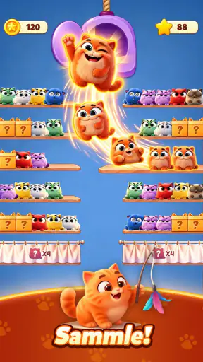 Meow Sort-Color Puzzle Master screenshot 2