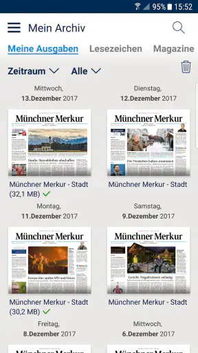 Merkur ePaper screenshot 2
