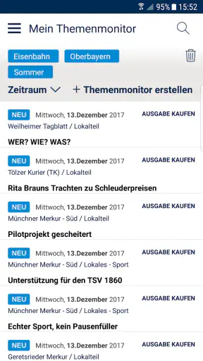 Merkur ePaper screenshot 3