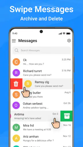 Messages: Text SMS screenshot 4