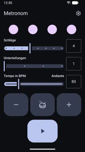 Metronom screenshot 2