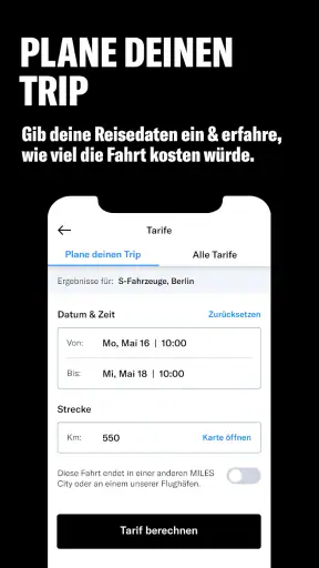 MILES Carsharing & Vansharing screenshot 3