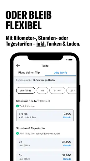MILES Carsharing & Vansharing screenshot 4