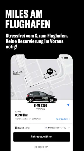 MILES Carsharing & Vansharing screenshot 5