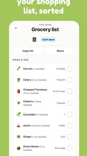 mise - meal planner screenshot 4