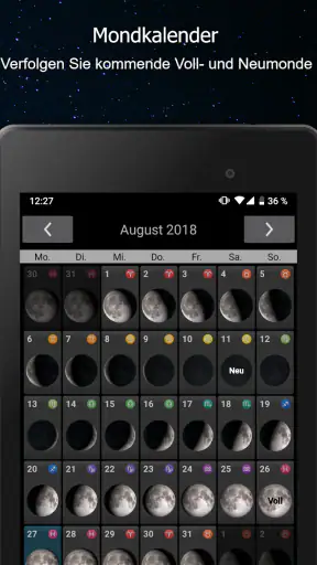 Mondphasen screenshot 9