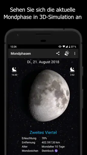 Mondphasen Pro screenshot 1
