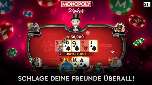 MONOPOLY Poker - Texas Holdem screenshot 3