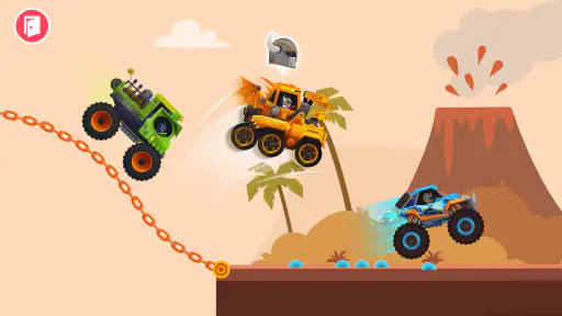 Monstertruck-Rennen für Kinder screenshot 6