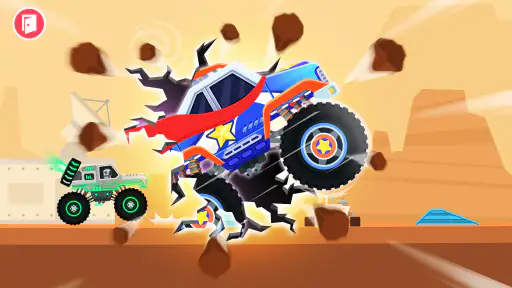 Monstertruck-Rennen für Kinder screenshot 9