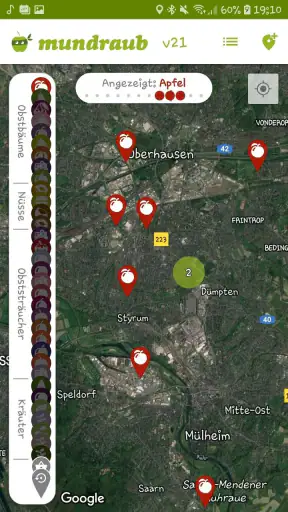 Mundraub Navigator screenshot 4