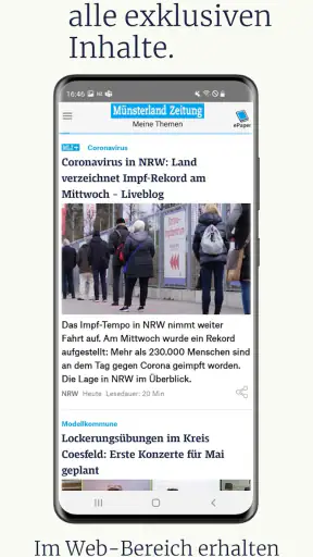 Münsterland Zeitung screenshot 3