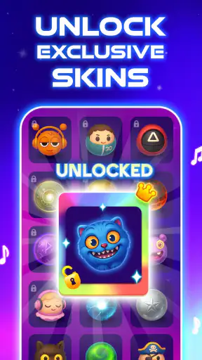 Musik Rhythm Hop: Ball Spiele screenshot 11