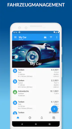 My Car: Fahrzeugmanagement screenshot 1