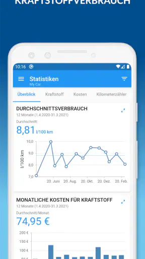 My Car: Fahrzeugmanagement screenshot 2