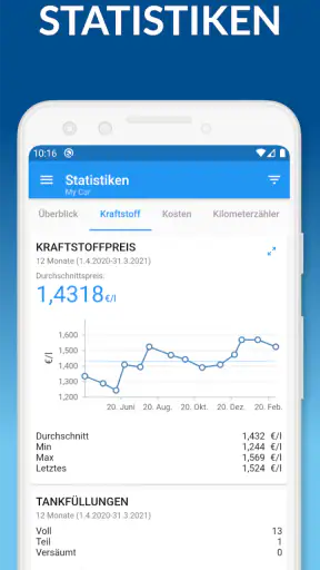 My Car: Fahrzeugmanagement screenshot 3