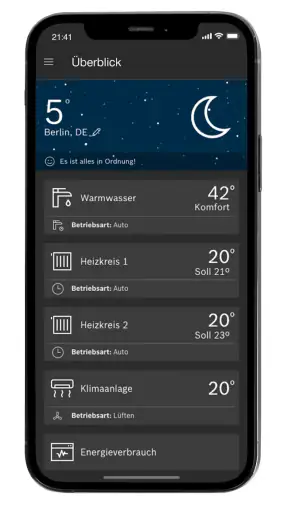 MyBuderus screenshot 1