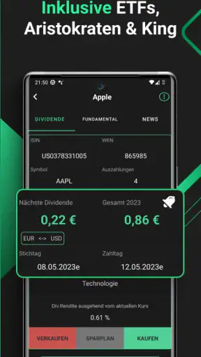 MyDividends24 - Aktien & ETF screenshot 8