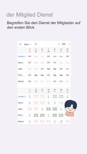 MYDUTY - Pflegekalender&Alarm screenshot 4