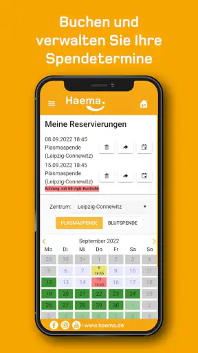 MyHaema - Blut- & Plasmaspende screenshot 3