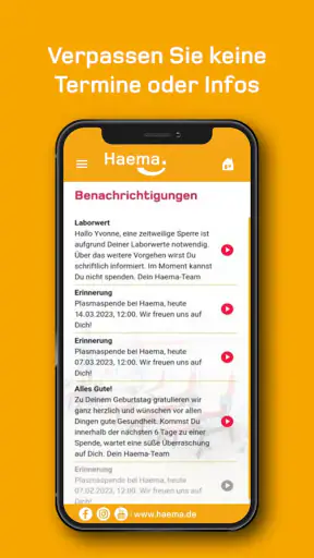 MyHaema - Blut- & Plasmaspende screenshot 8