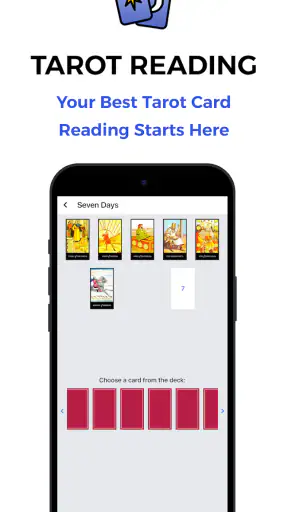 Mystic Tarot Reading & Cards screenshot 1