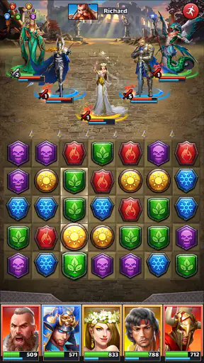 MythWars & Puzzles: RPG Match3 screenshot 8