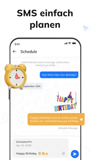 Nachrichten: Text SMS Home App screenshot 5