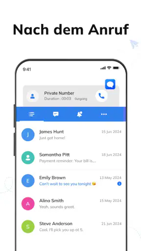Nachrichten: Text SMS Home App screenshot 7