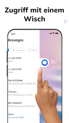 Nachrichten: Text SMS Home App screenshot 8