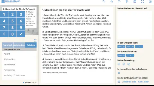 NAK Gesangbuch screenshot 7