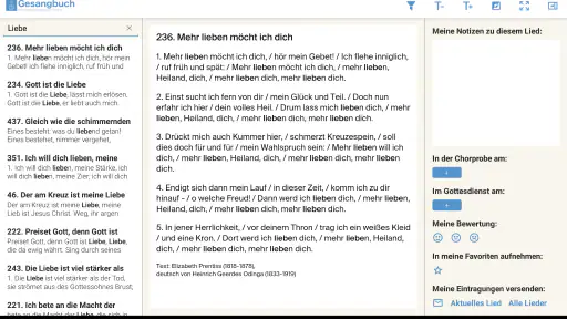 NAK Gesangbuch screenshot 8
