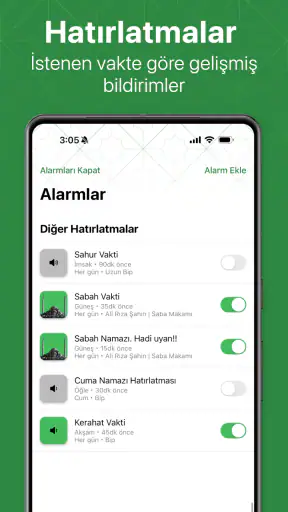 Namaz Vakitleri: Alarm & Kıble screenshot 5