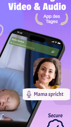 Babyphone Nani: Sichere Kamera screenshot 2